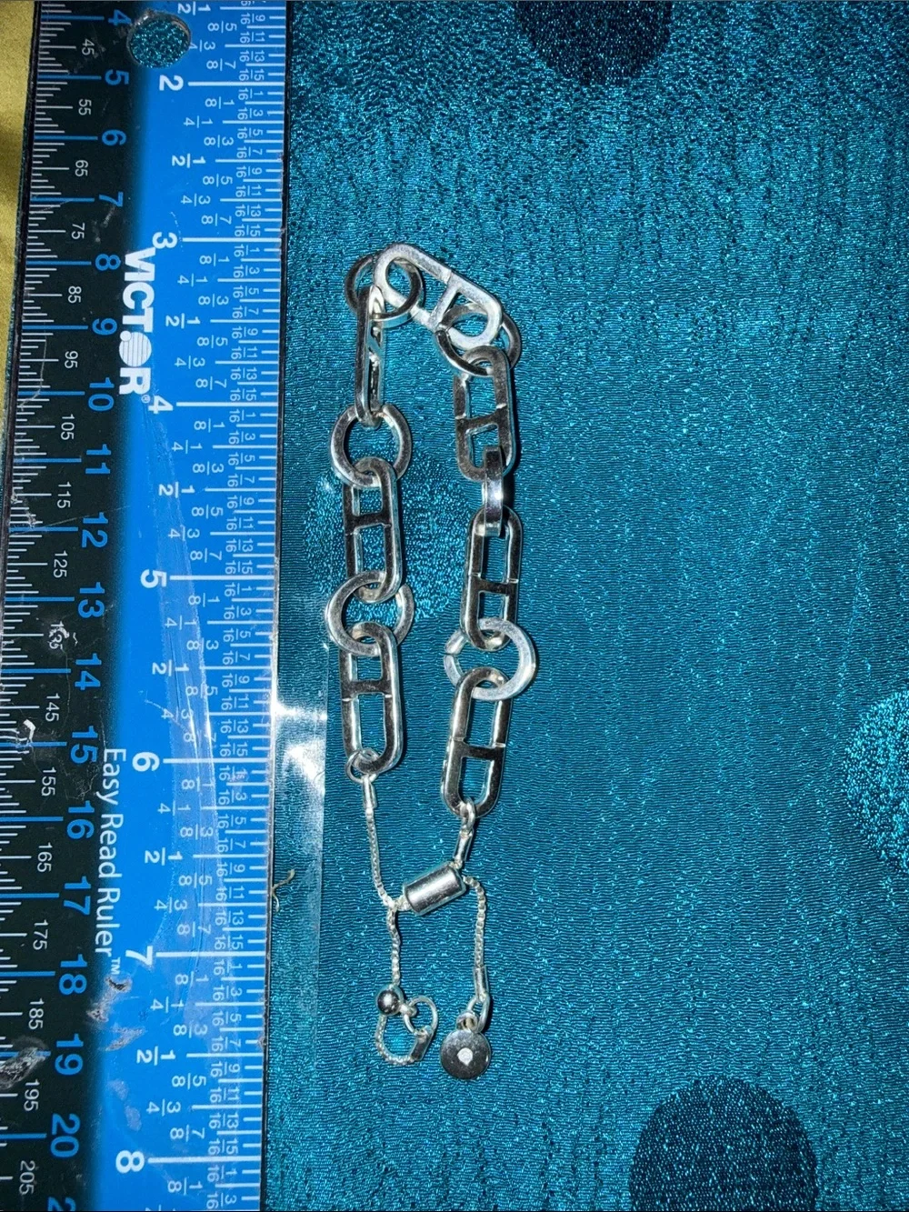 Silver Chain Link Bracelet - Women's Fashion Accessory